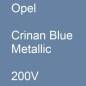 Preview: Opel, Crinan Blue Metallic, 200V.